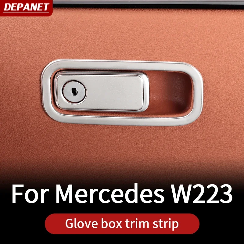 

Накладка перчаточного ящика на Mercedes w223 S series 400 450 550 480 2021 ~ 2025 лет, внутренняя отделка accesso