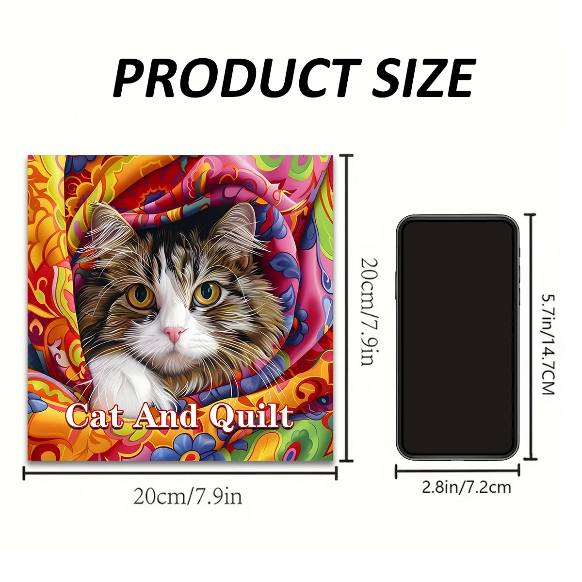 Cat & Blanket Coloring Book Thick Paper Stress Relief Drawing Art Notebook Hot New Cross-border