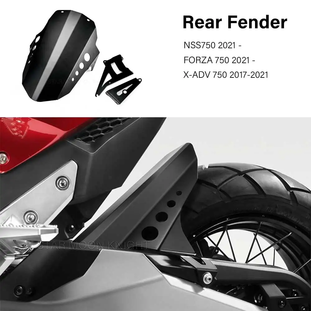 

Rear Fender Splash Guard For Honda NSS 750 Forza 750 Forza750 2021- X-ADV750 Scooters Hugger Mudguard