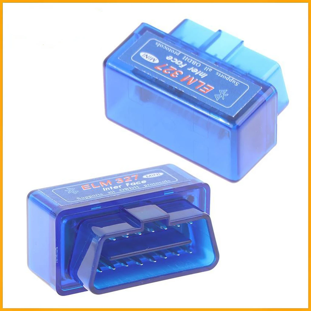 Super MINI ELM327 V1.5 WIFI Bluetooth-Compatible Chip Works for MultiCars ELM 327 V 1.5 OBD2 CAN-BUS Diagnostic Tool