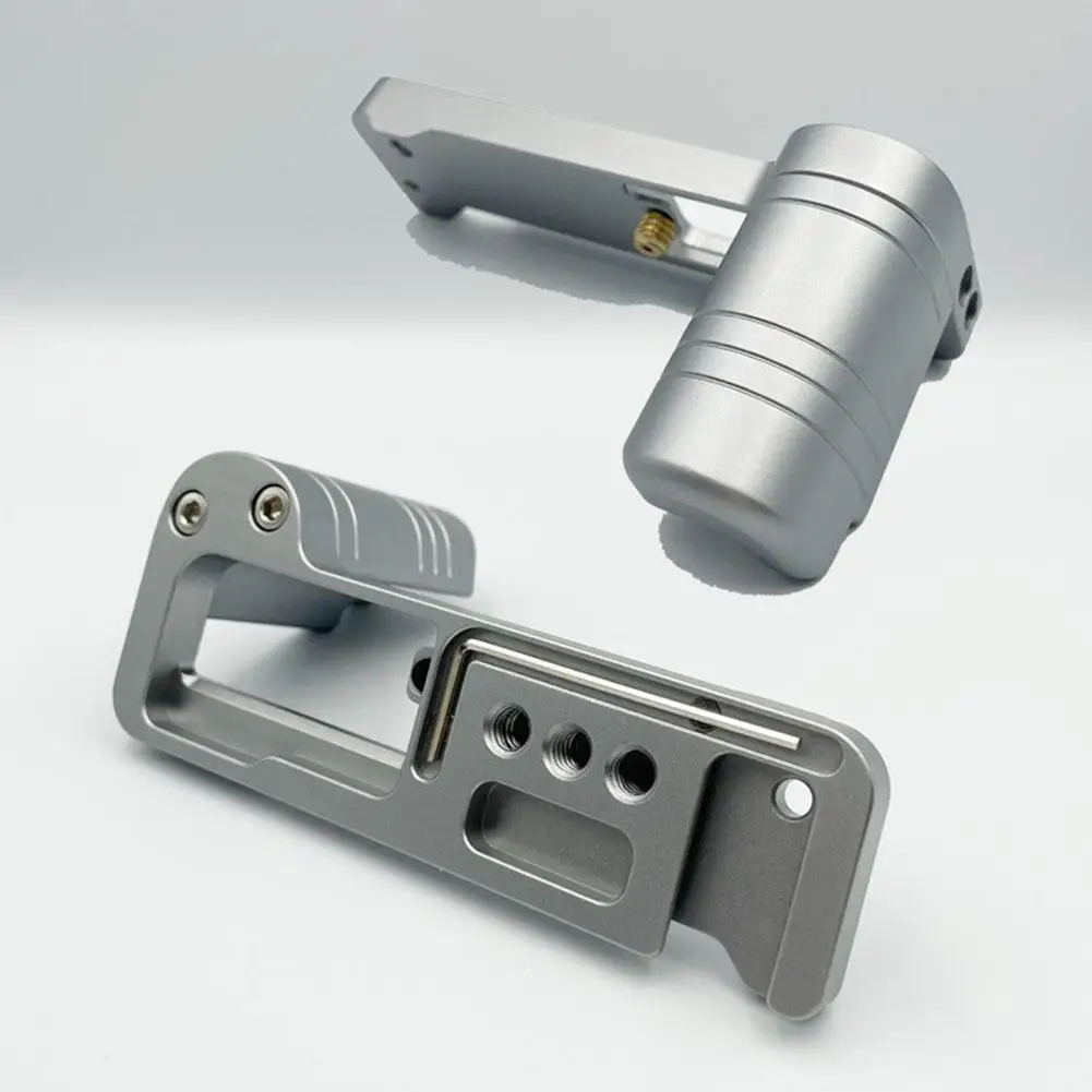 Side Grip for Sony ZV-1 Camera Vlog Vlogging Camera Extension Bracket with Quick Release Metal Base Plate