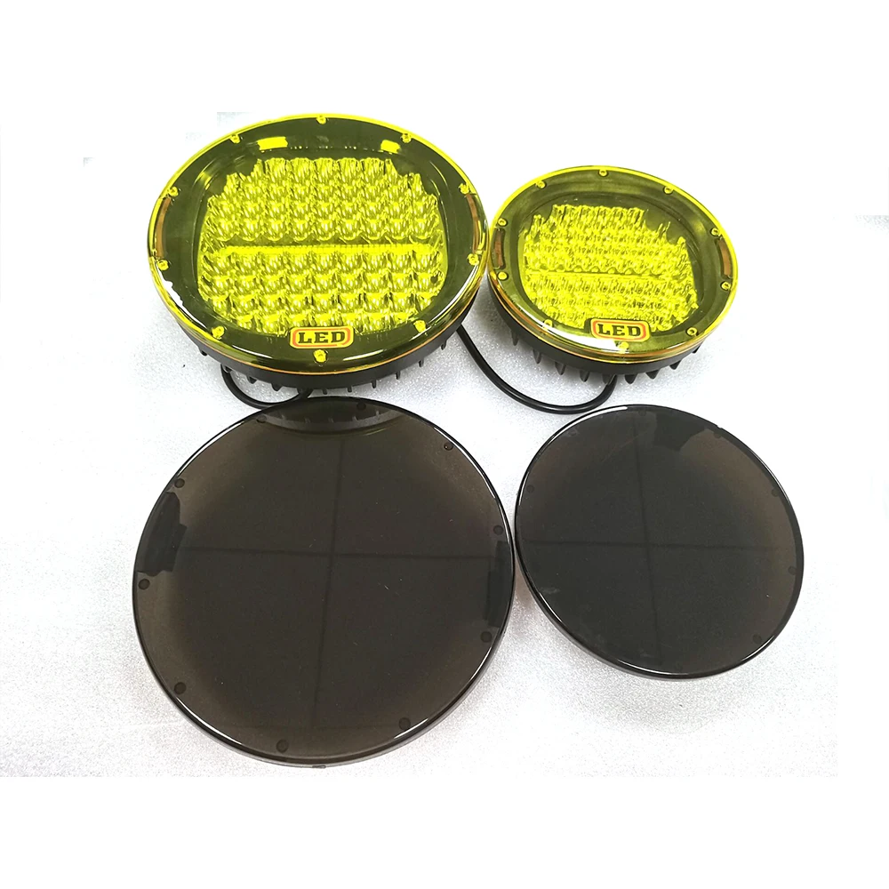 7 pollici Offroad SUV 4wd 4x4 Car Spot Flood PC Mask Protect Cover per 96W 185W 225W 378W ARB Jeep Ford Pickup Truck LED Work Light