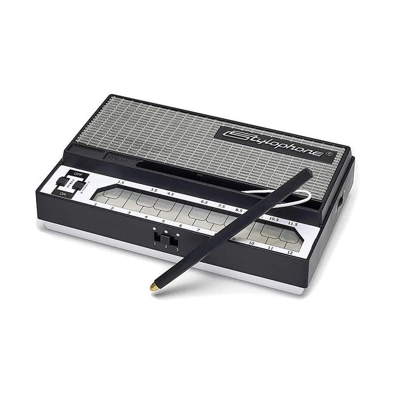 British Stylophone Retro Electronic Instrument Mini Portable Pocket Keyboard Synthesizer Electric Sound Box