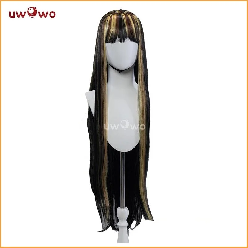 

UWOWO G1 Cleoo Cosplay Wig Black and Pink Long Hair