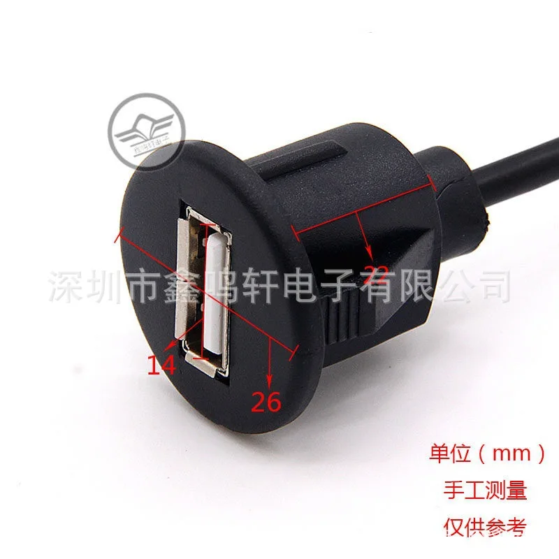 USB 3.0オス-メスフラッシュマウントパネル,ダッシュボードケーブル,防水,シールドホルダー,高速,車,オートバイ,ボート,新品