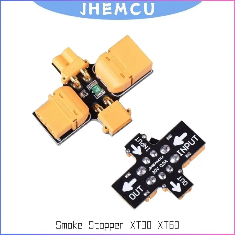 JHEMCU ควัน XT30 XT60 ชายหญิง 1-6S Self-healing ฟิวส์เครื่องมือทดสอบควันสําหรับรุ่น RC FPV Drone เรือ Pasrt