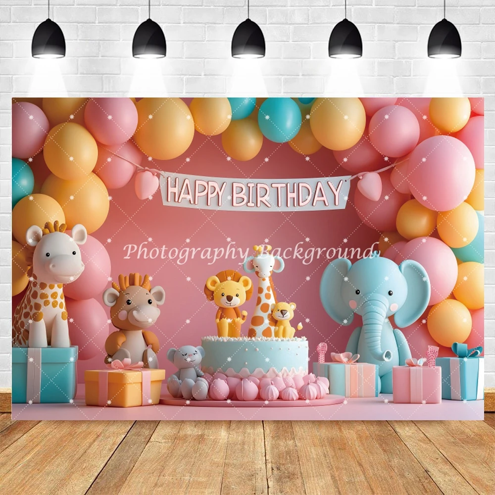 Fondo de Cumpleaños con Animal - Photography Zoo reseña y precio