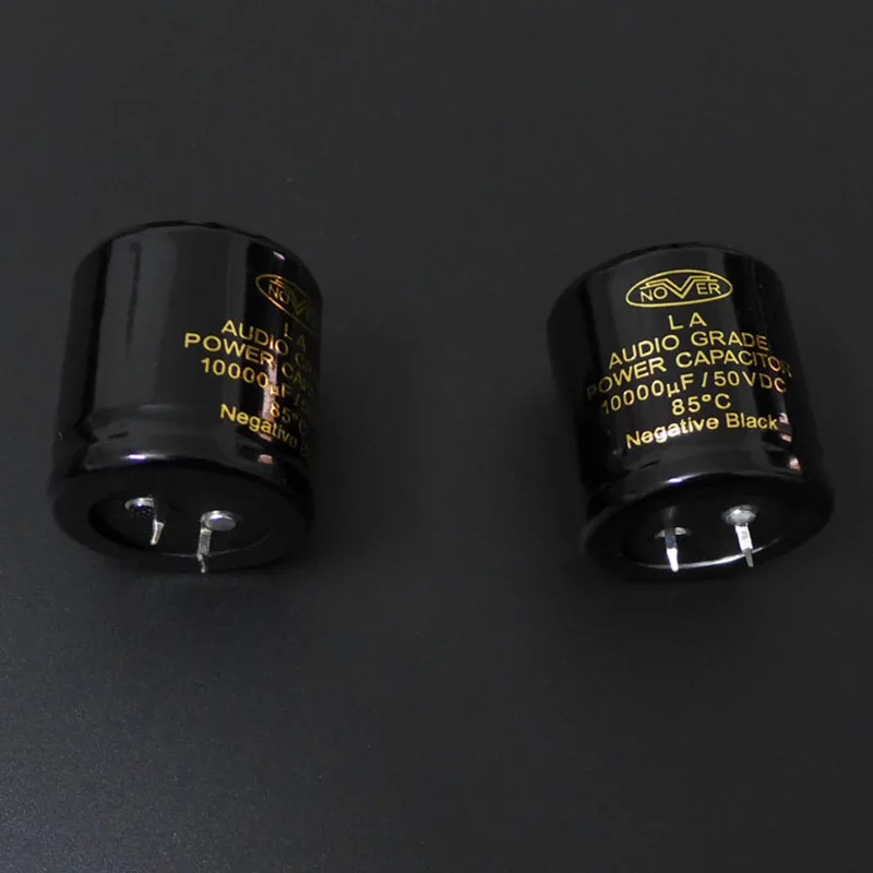 1 Pair NOVER LA AUDIO GRADE POWER CAPACITOR 10000uF 50V 35*35MM