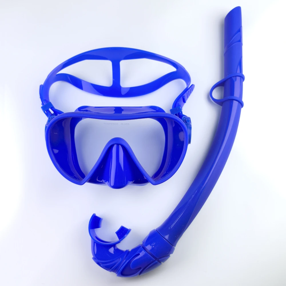 

Panorama Snorkeling Mask New Professional Scuba Diving Mask Wave Proof Snorkeling Adult Silicone Skirt Goggles Swimming