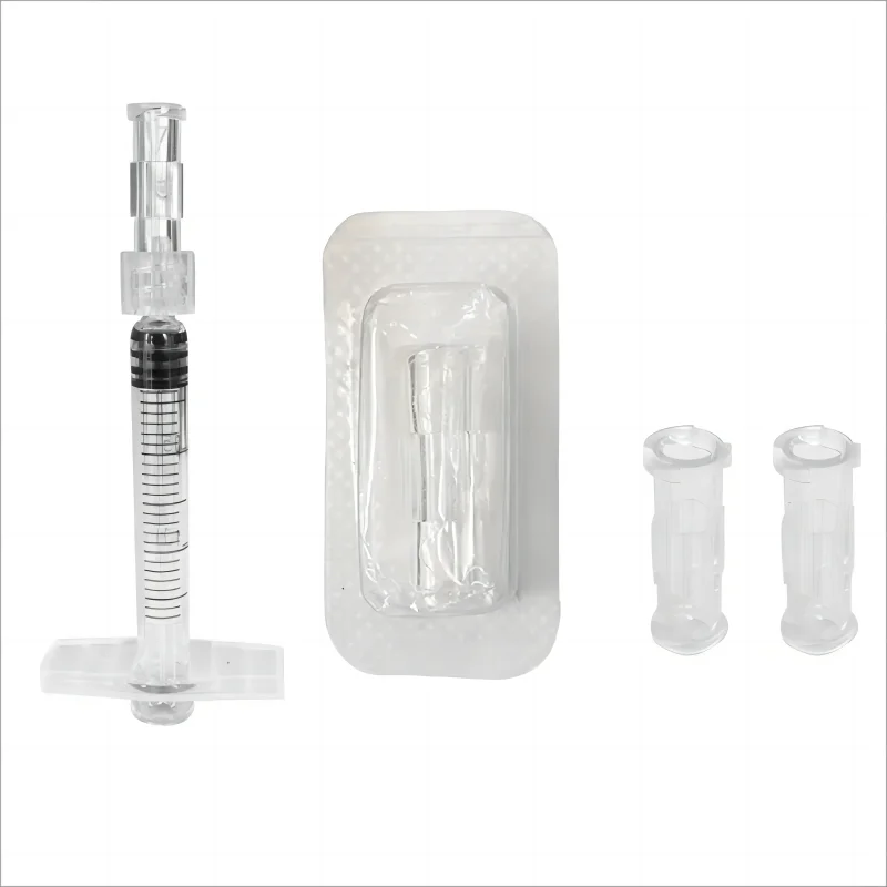 Luer Thread Double Pass Needle Head Using Plastic Material Transparent Version Durable Disposable Connector Bidirectional Connec