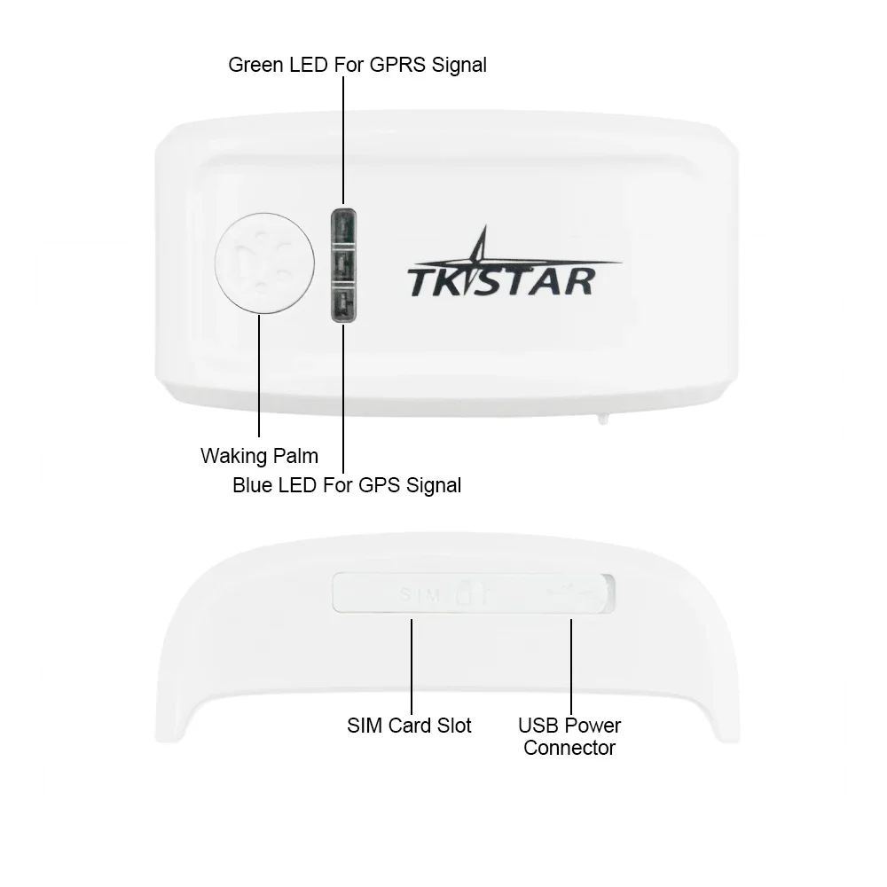 GPS tracker for Pet Tkstar TK909 Realtime Tracking Dog Animal Long Standby GPS Locator