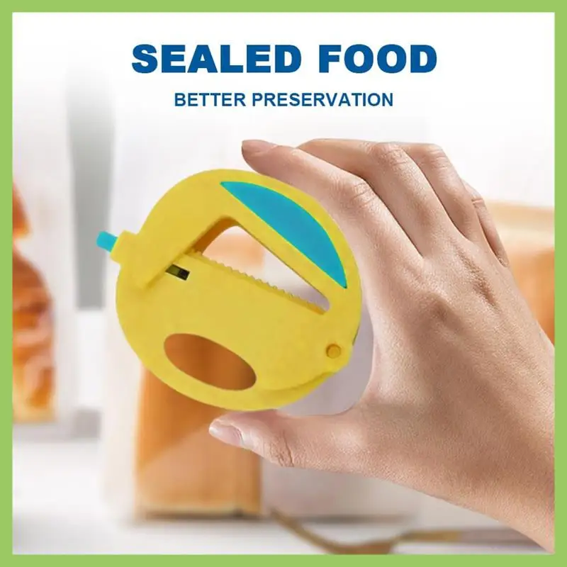 مشبك أكياس الطعام، مشبك أمان لختم الطعام، مشبك ختم الخبز، مناسب للمطبخ