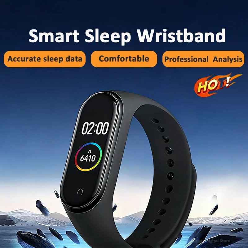 

Умные часы для сна: сбор данных о сне, отображение времени, отслеживание глубокого и легкого сна, комфортное ношение, портативный браслет для отслеживания сна.