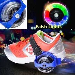 Rueda de zapatos Rage para deportes al aire libre, rueda de asistencia de patinaje sobre ruedas ajustable, Flash de PU, zapato brillante de tres colores, herramienta de patinaje sobre ruedas para caminar