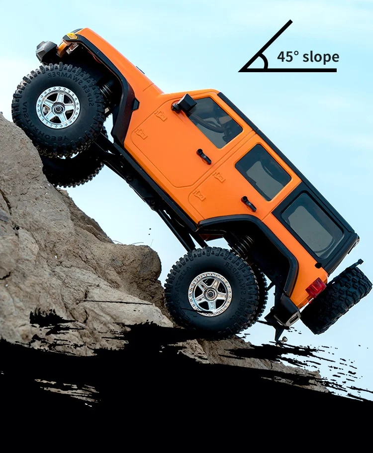 JJRC C8801 1/18 RC Car 4WD Off Road Jeep Wrangler Climber 370 Motor Waterproof Electric Crawler Toy Gift For Boys Adults