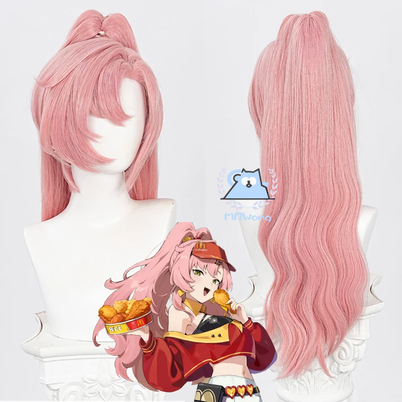 Game Zenless Zone Zero Nicole Demara Cosplay Wig Pink Long Hair Latest Nicole Cosplay Outfit For Adult Women ​Hallowmas Carnival