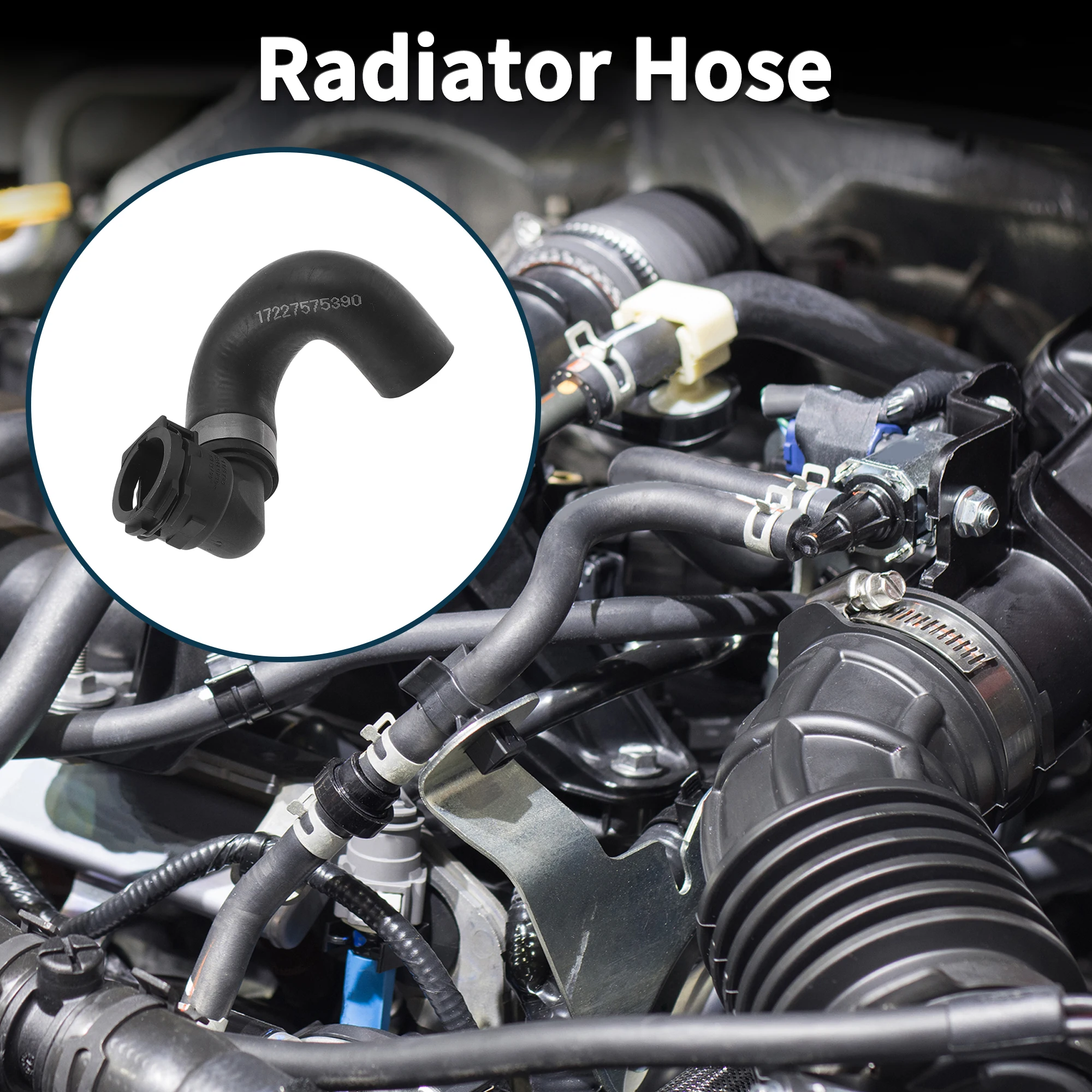 

Шланг радиатора UXCELL No 17227575390 для BMW 7 серии 2008-2015 Труба охлаждающей жидкости