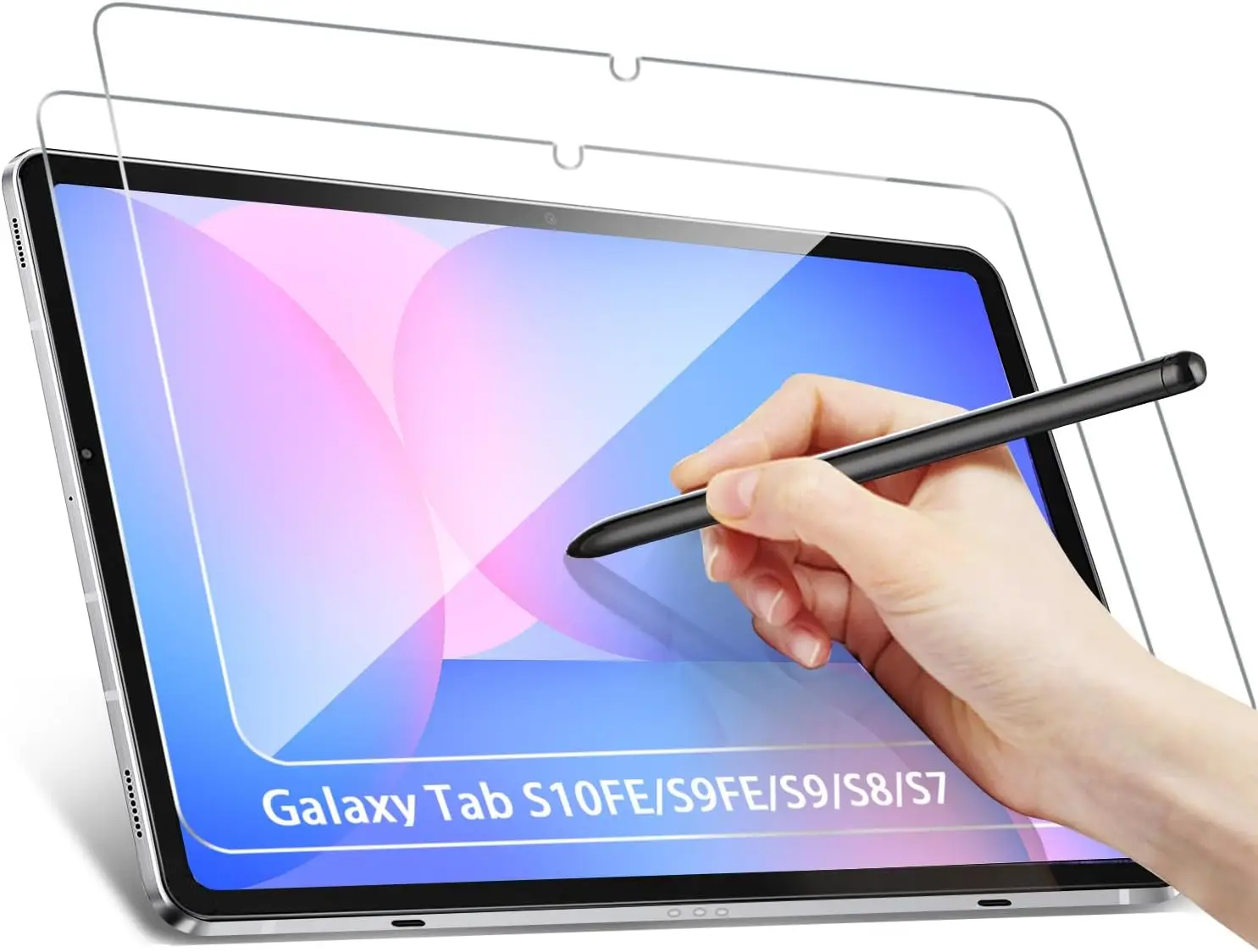 Screen Protector for Samsung Galaxy Tab S10 FE/S9 FE 10.9Inch Tab S9/S8/S7 11Inch Tablet High-Definition Tempered Glass 3 Packs