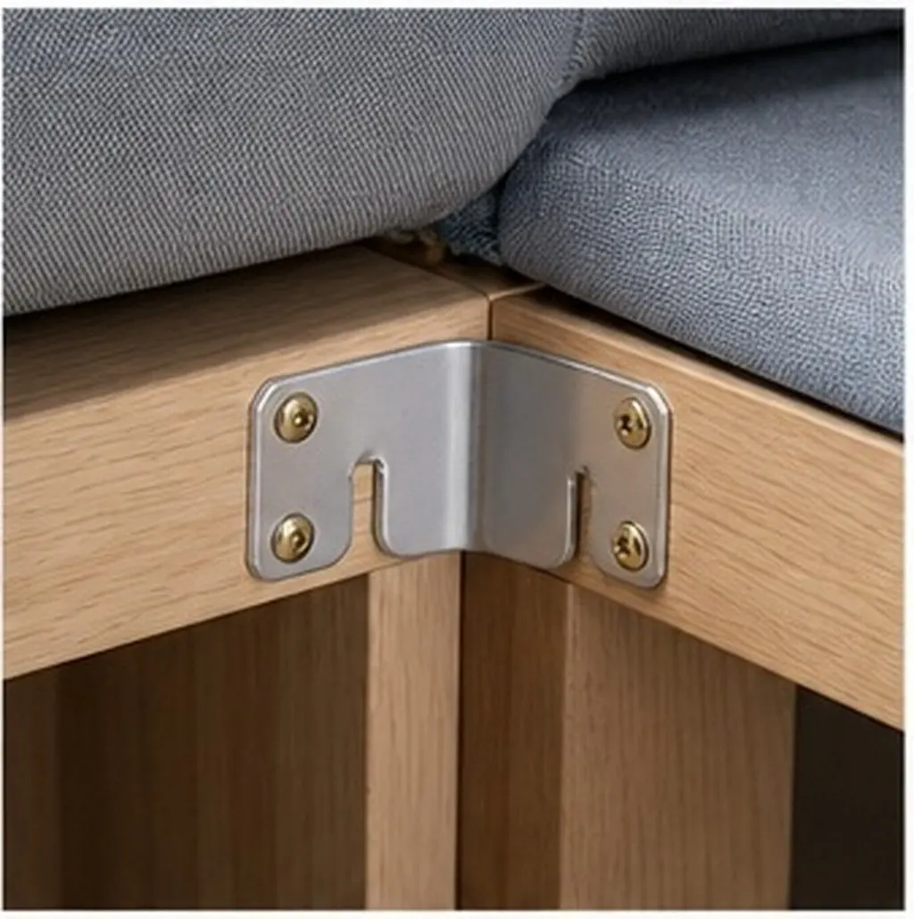 8Pcs Heavy-Duty Metal Sofa Interlock Connectors for Sectional Furniture – Universal Fit, Easy Install with Screws