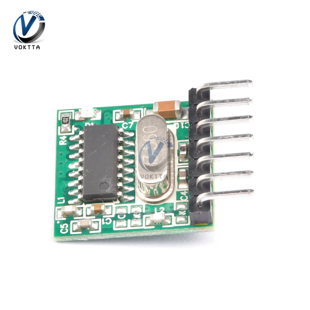 4 Channel Decoding Receiver Output Module 4 Channel 433mhz Wireless Wide Voltage Coding Transmitter for 433 Mhz Remote Control