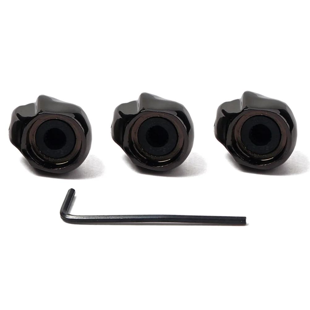 

Electric Guitar Bass Volume Tone Pot Control Knobs Durable Long Lasting Guitar Accessories Black Knobs Amp Effect Pedal