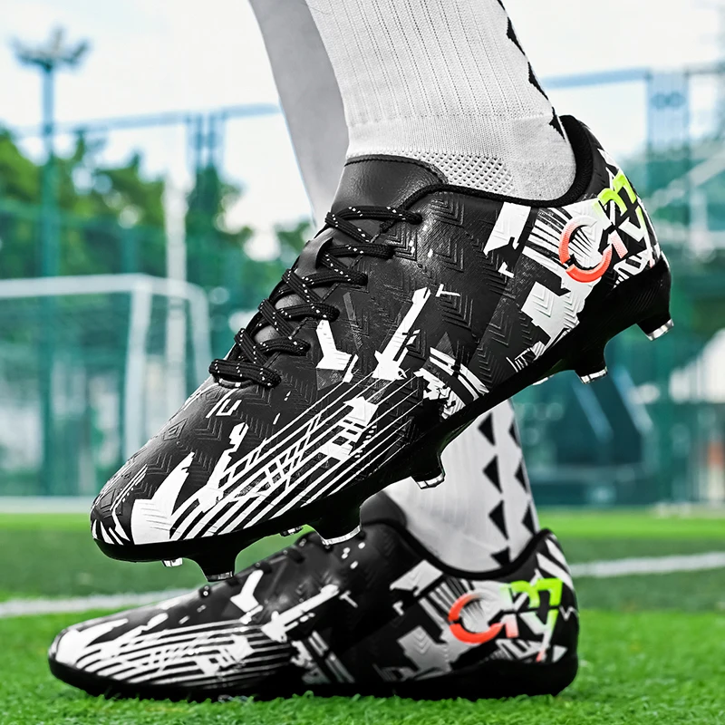 

Fashion TF/FG Men's Soccer Shoes Professional Society Sneakers Original Field Football Boots for Grass Training