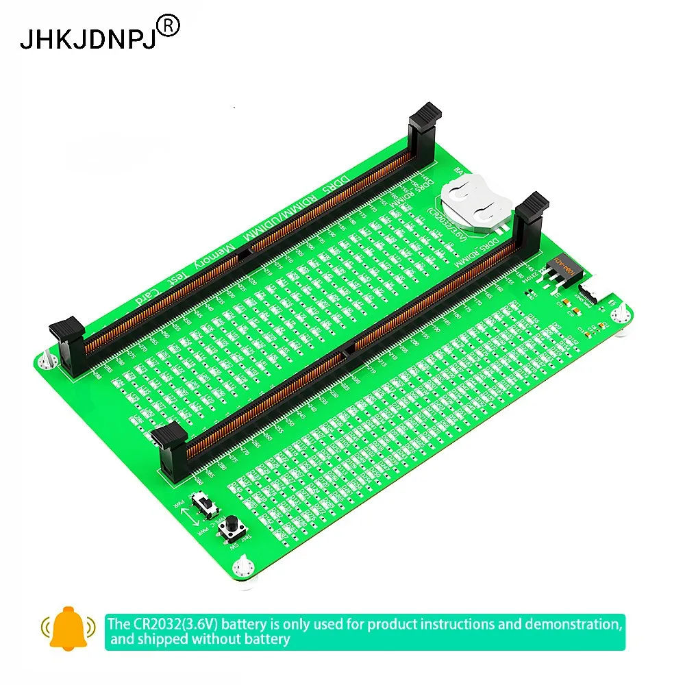 DDR5 RDIMM/UDIMM Memory Tester, Desktop Computer DDR5 Memory Test Card with LED Indicators