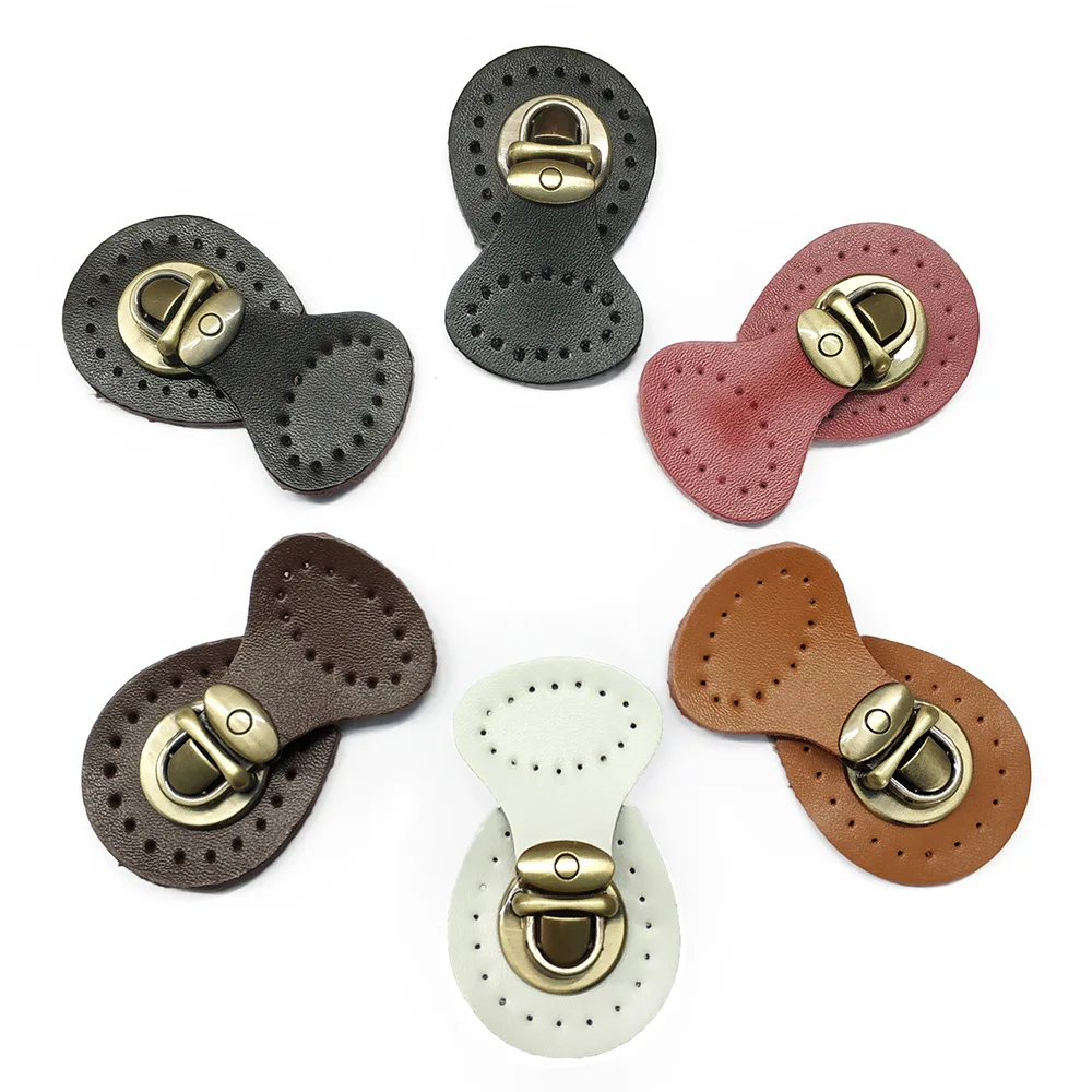 

Fashion Leather Cowhide Bag Buckle Wallet Lock Buckle Magnetic Button DIY Handmade Luggage Hardware Accessories