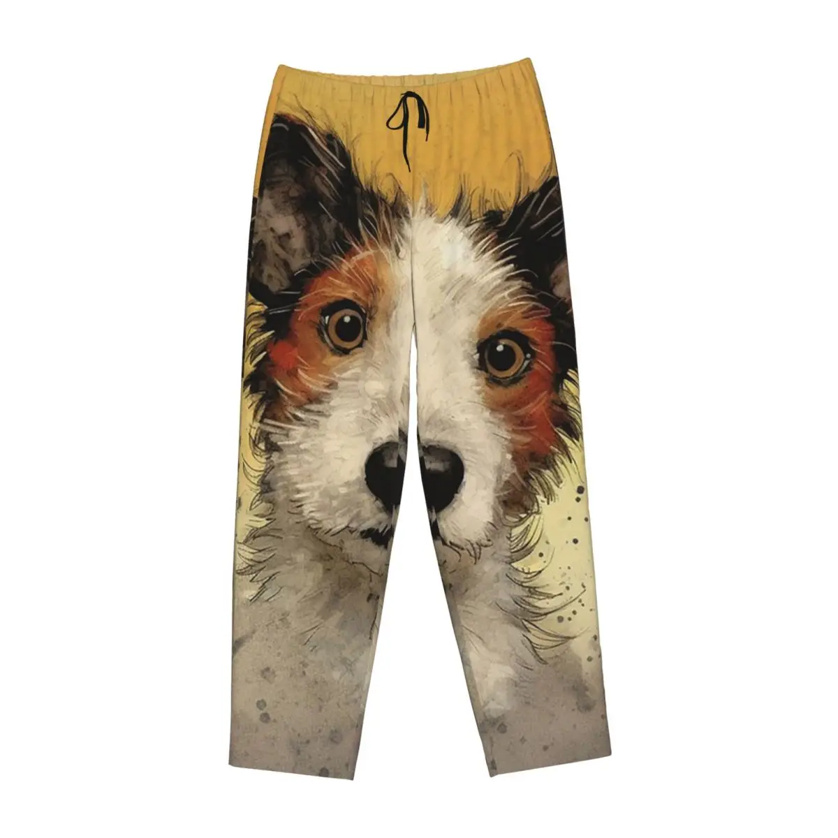 

Custom Dog Jack Russell Terrier Women Pajama Pants Lounge Sleep Sleepwear Bottoms with Pockets