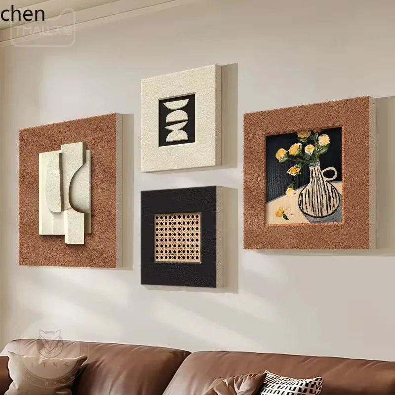 - Living Room Decorative Painting Abstract Sofa Background Wall Hanging Art MuralW28