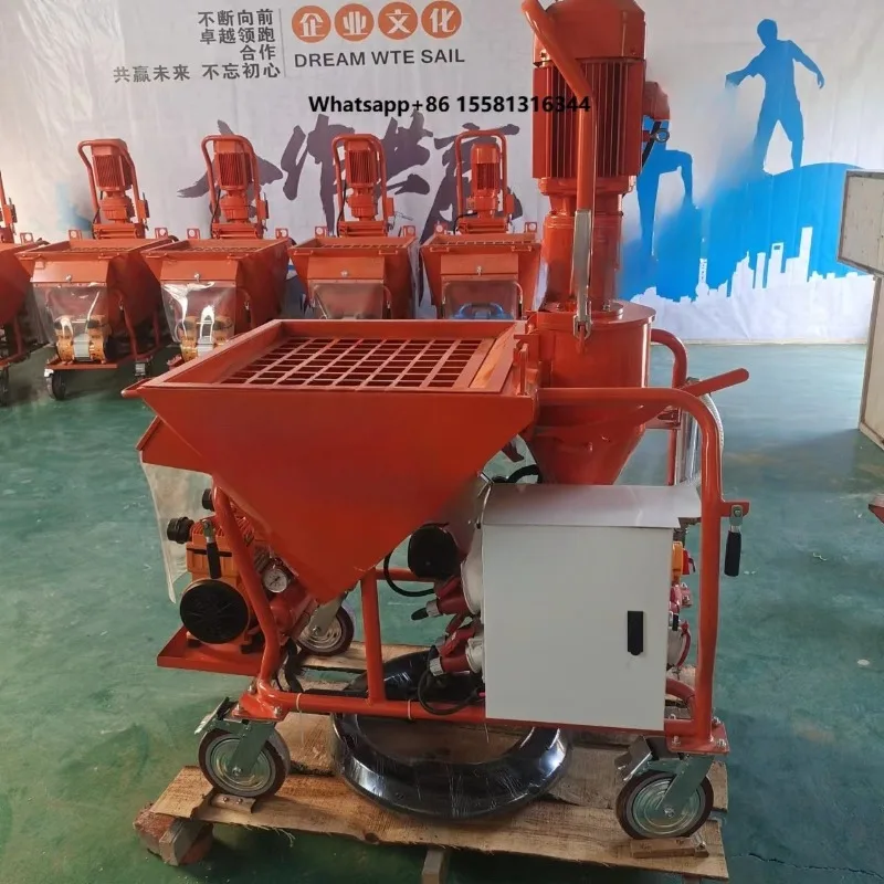 Factory M9 Fully Automatic Dry Powder Gypsum Spraying Machine 5.5KW Electric Wall Plaster