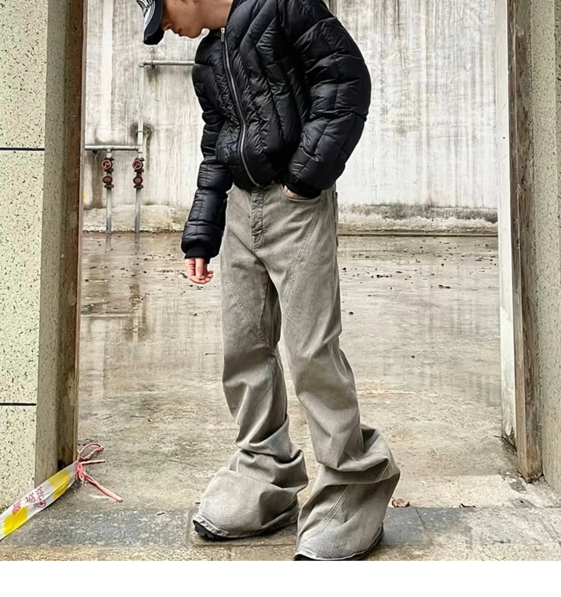 

Brand New Rick BLACK Zipper Pocket Fit elasticity slim PANT Jeans Cotton Denim Pants Comfort Casual Jeans