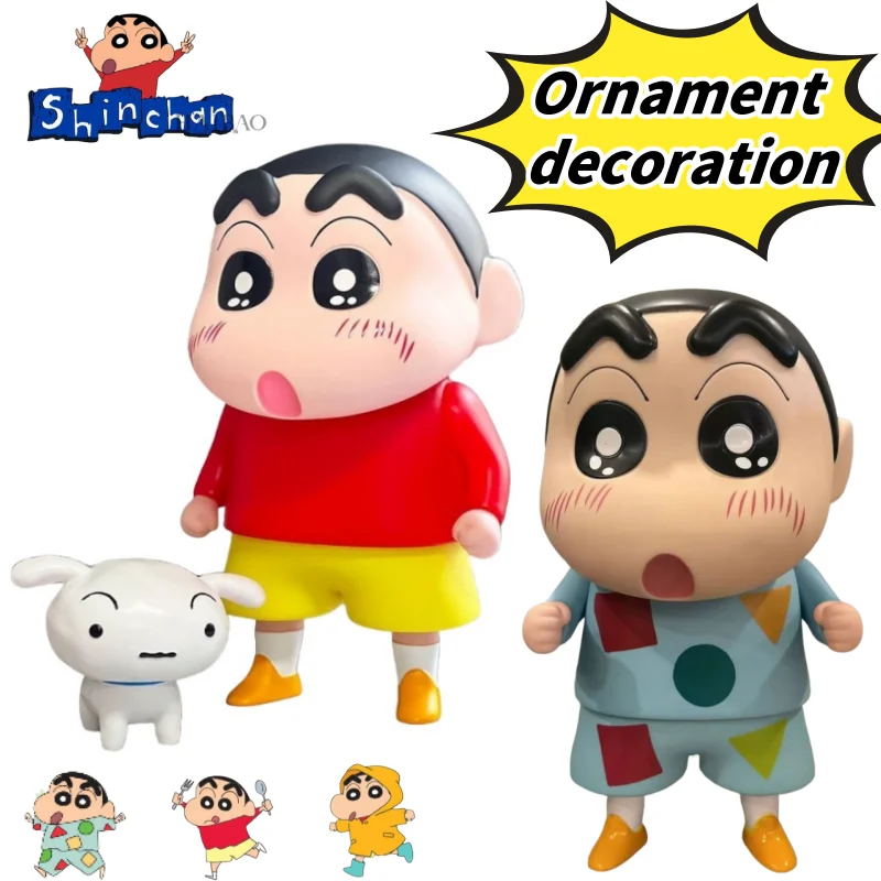 Crayon Shin-chan Nohara Shinnosuke Cute Kawaii Anime Goods Toy Ornament High Value Individuality Cartoon Figure Decoration Gift