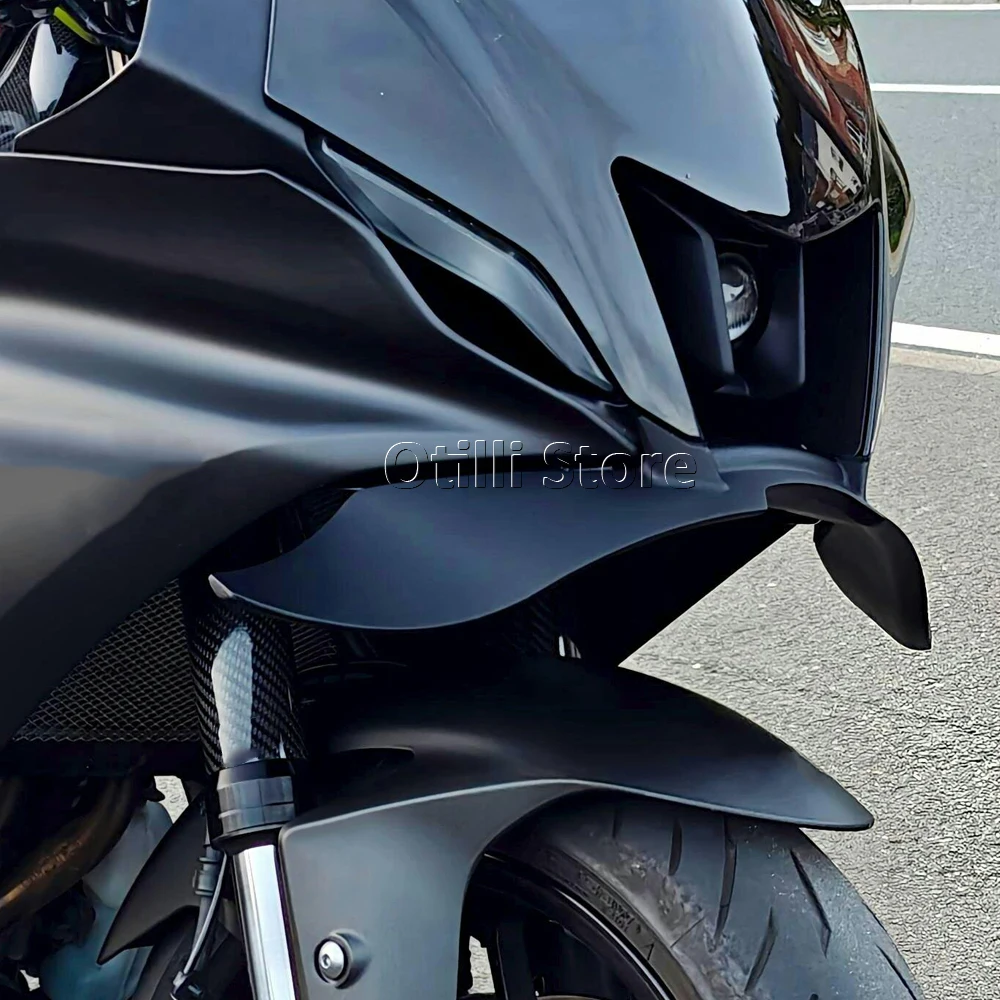 

Motorcycle Black Front Fairing Winglets Aerodynamic Wing Deflector Accessories For Yamaha YZF-R7 YZFR7 YZF R7
