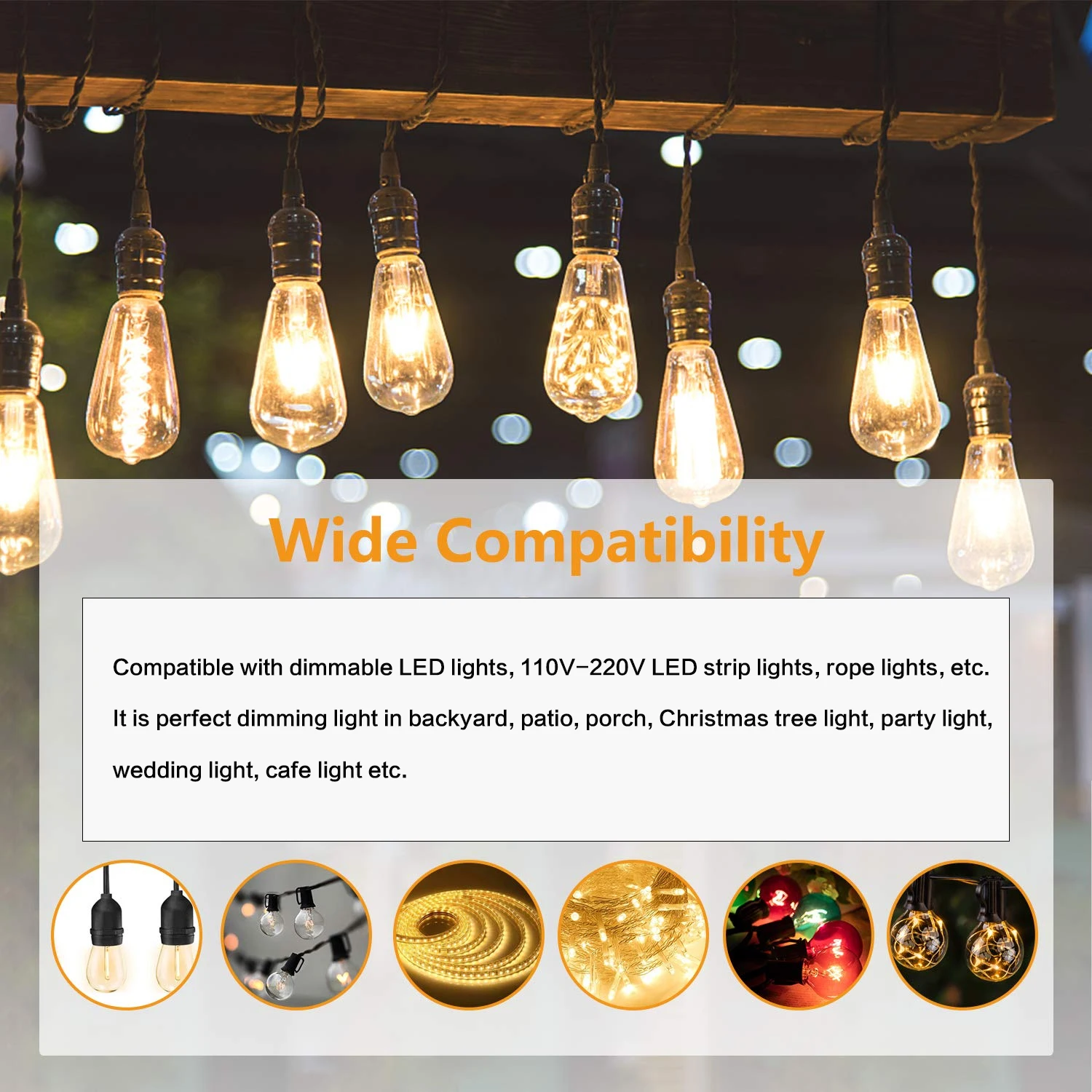 1500W/750W Dimmer Switch Wireless 12Key RF Remote Kit for 110V-240V LED Strip/Christmas String Lights/Bulb Dimmer Timer Control