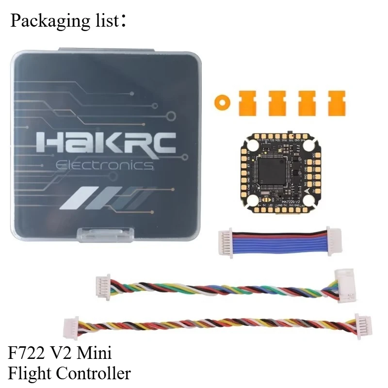 

STM32F722RET6 F722 V2 Mini Flight Controller Dual BEC Barometer Dual Gyroscope 20x20MM 2-6S Suitable for RC FPV Freestyle Drone