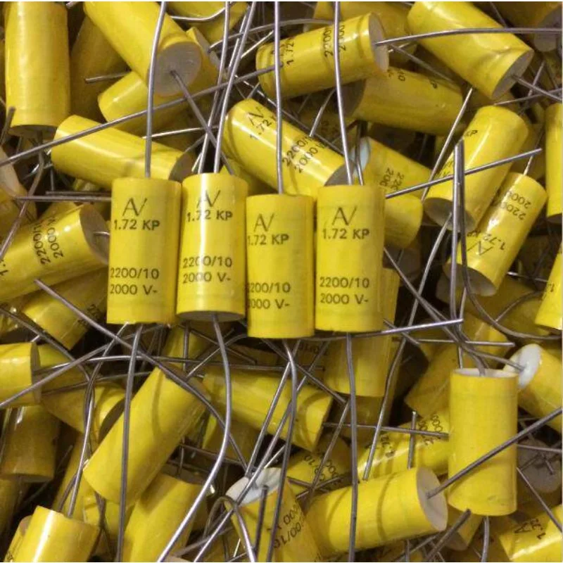 5PCS/LOT  AV 2200PF 2000V Axial Coupled Thin Film Capacitor