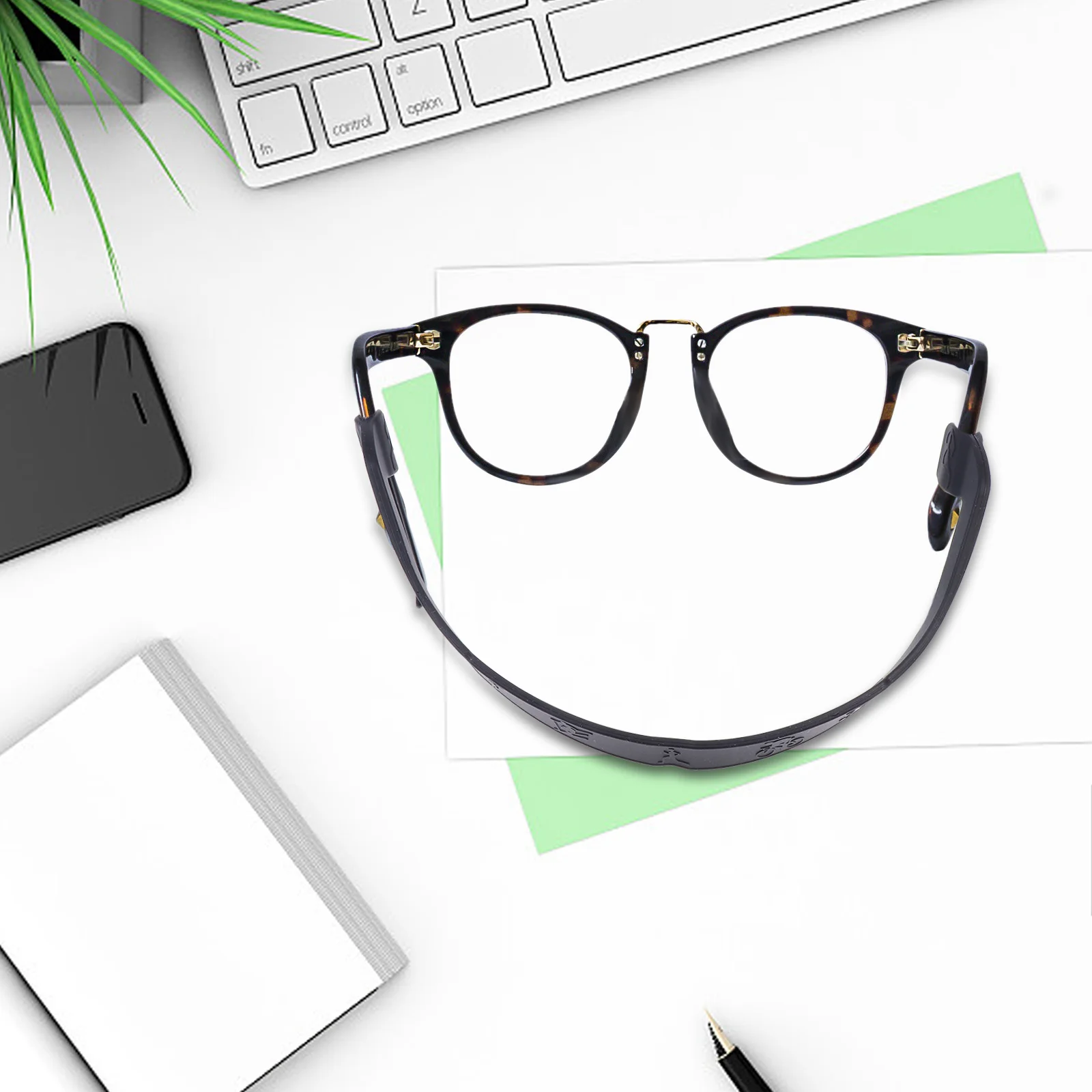 

6Pcs Elastic Glasses Strap Non-Slip Silicone Rope for Men Women Kids Suitable 25-16Mm Frames Eyewear Accessories