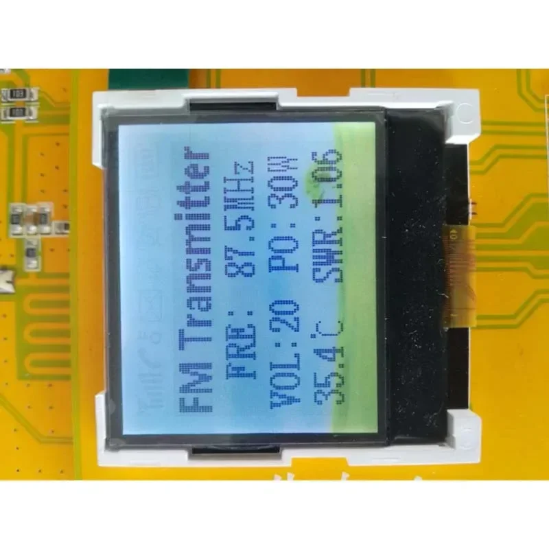 30W PLL Stereo FM Transmitter 76M-108MHz 12V Digital LED Radio Station module with heatsink fan D4-005