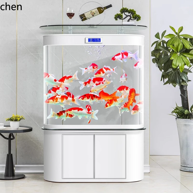 

PYH Luxury Automatic Filter Circulation Aquarium Bottom Filter Fish Tank Medium Large Change Needed Glass