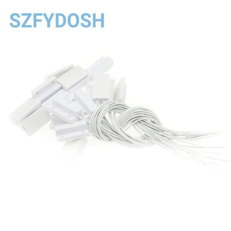 MC-38 MC38 Wired Door Window Sensor 30mm Wire Lengthen Randomly Magnetic Switch Home Alarm System for arduino