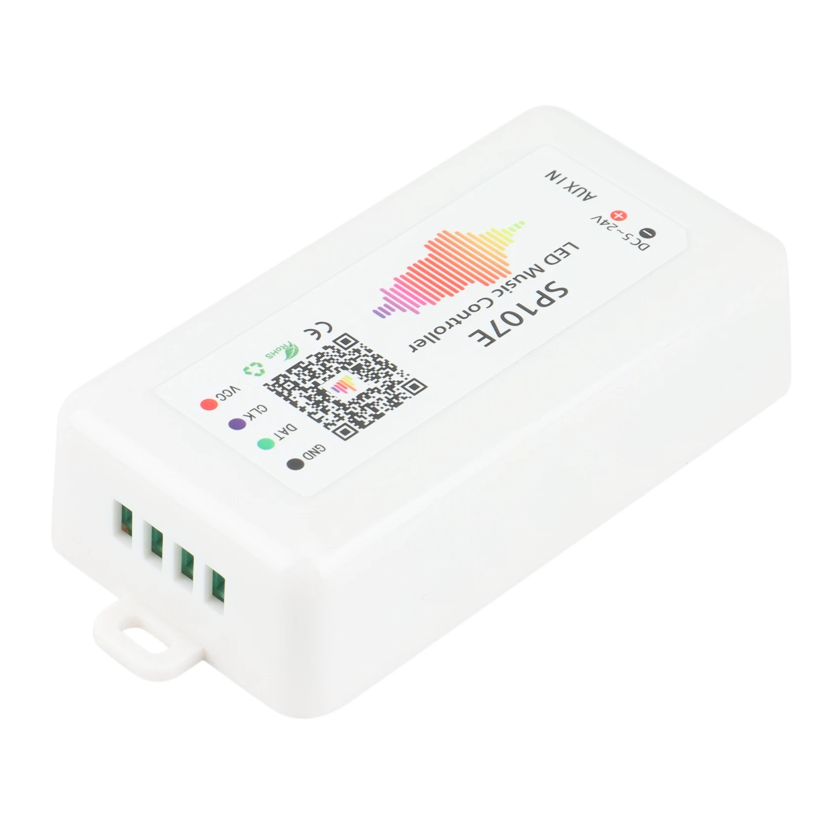 SP107E pengontrol aplikasi Bluetooth, lampu Strip piksel LED, pengontrol simfoni, pengontrol aplikasi WS2811, pengontrol warna penuh musik Bluetooth