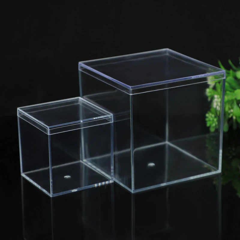 1pc Plastic Transparent Storage Box Jewelry Beads Fishing Accessories Candy Box for Perfect Makeup and Kitchen Storage