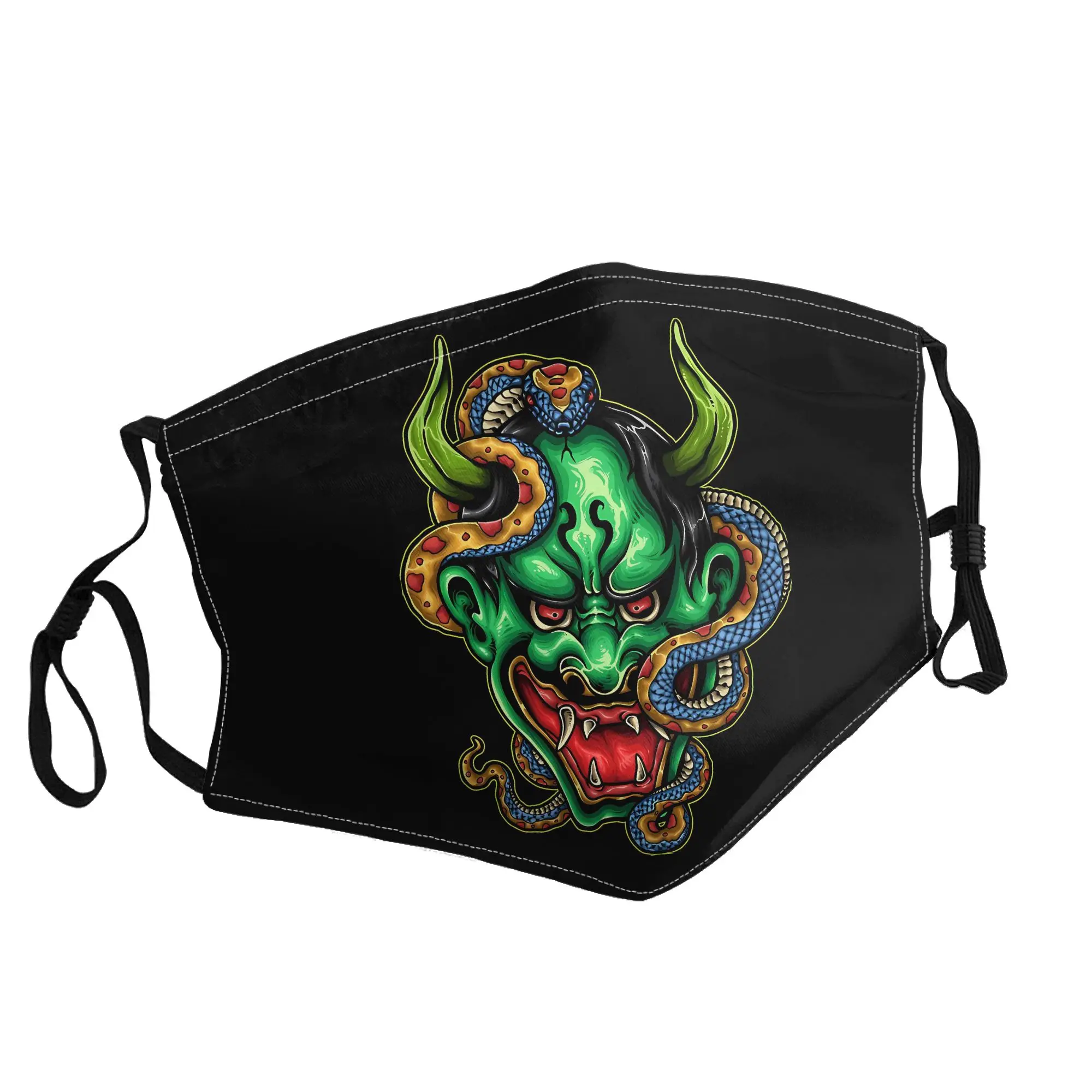 

Japanese Oni Mask Unisex Outdoor Fashion Printed