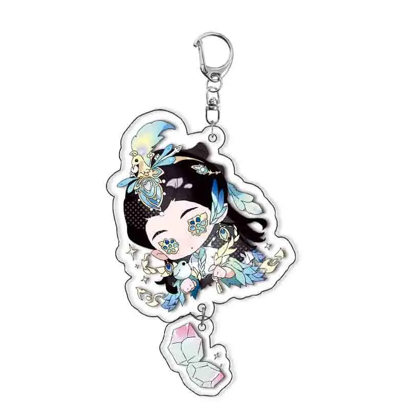 Classic Game Identity V  Acrylic Keychain Couple Cartoon Figures Key Ring Bag Pendant Jewelry Party Accessories Birthday Gifts