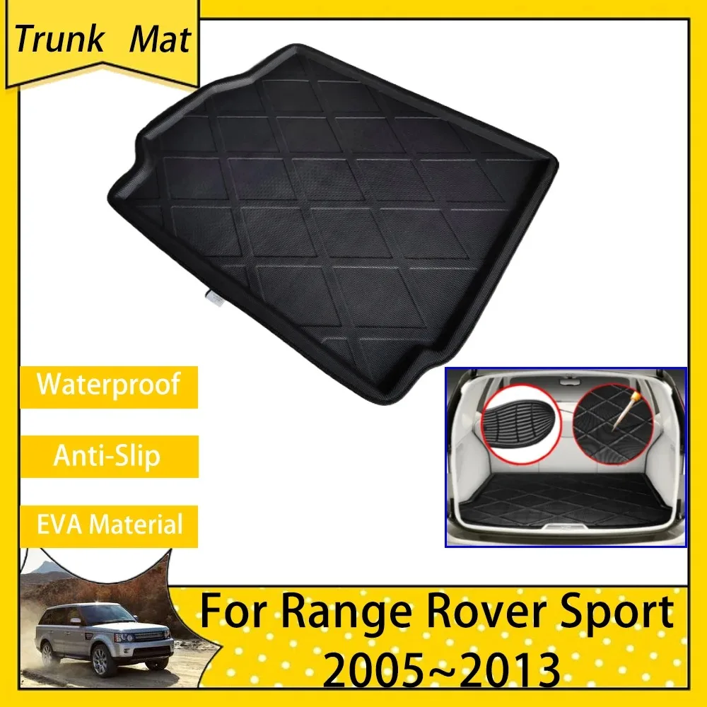 Car Trunk Mats for Range Rover Sport L320 2005 2007 2008 2009 2010 2011 2012 2013 Rear Cargo Boot Liner Tray Carpet Accessories