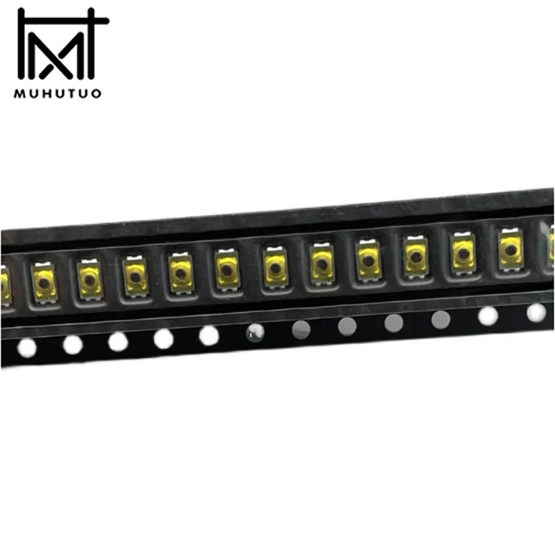 2*3*0.6MM surface mount ultra-thin tactile switch film keypad with two pins 3*2*0.65 flat foot with grounding and waterproof ear