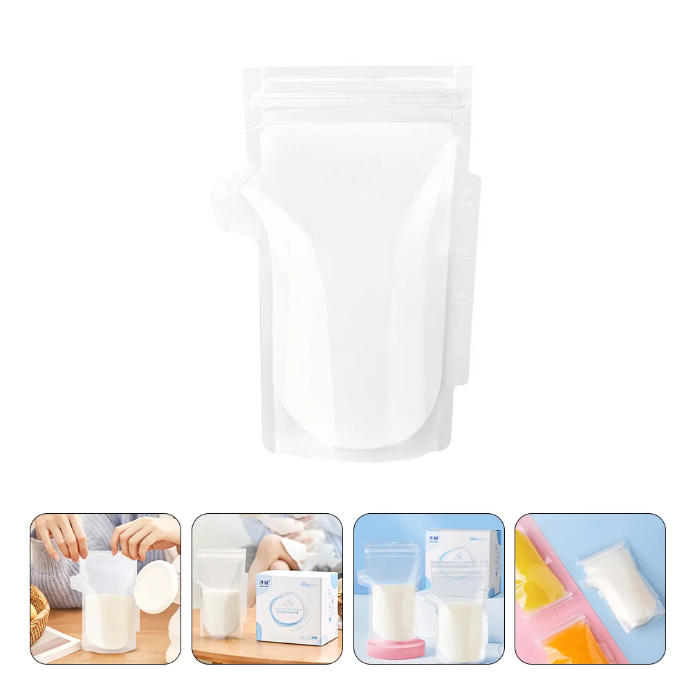 

Breast Milk Bags Breast Milk Breast Milk Leakproof Milk Freezer Bags Freshness Keeping Milk Freezer Bags Mother