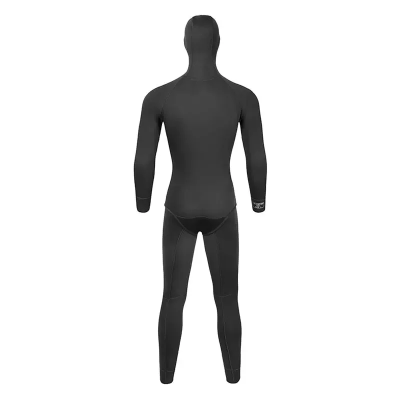 3mm Neoprene Diving Double-sided Free Diving Suit Hooded Diving Suit Rubber opencell Insulation Split Reversible Dressing Suit