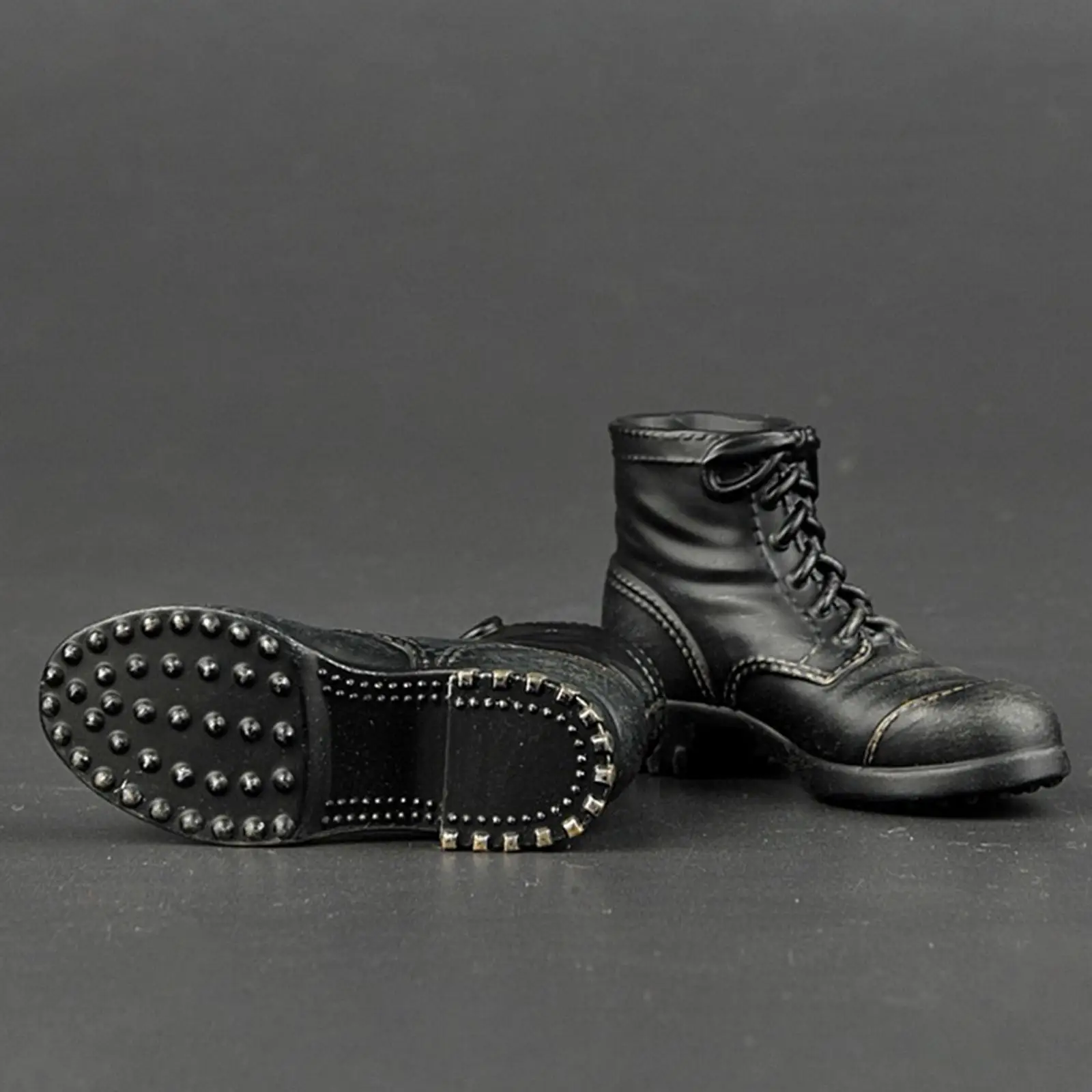 Mini Doll Figure Boots Fit 1/6 Scale Vinyl Ankle Boots for 12 Inch Action Figure Model Costume Boys Collection Accessories